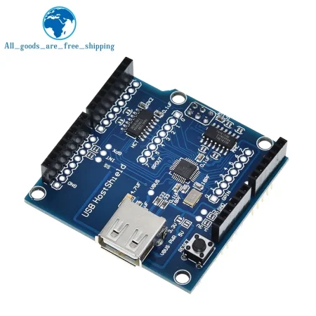 TZT USB Host Shield 2.0 for Arduino UNO MEGA ADK Compatible for Android ADK DIY Electronic Module Board