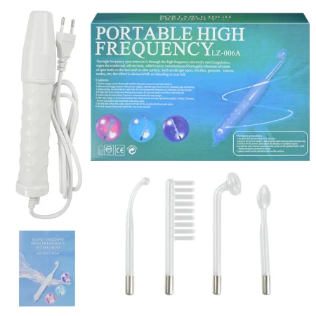 High Frequency Facial Machine Electrotherapy Wand Neon Argon Wands Remove wrinkles Inflammation Acne Skin Care
