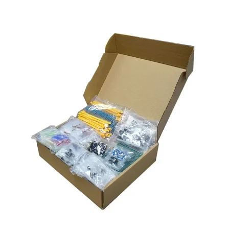 1900 pcs Mega Electronic Component Kit including Assortment Capacitors Resistors LED Transistors DC Jacks PCB opamp