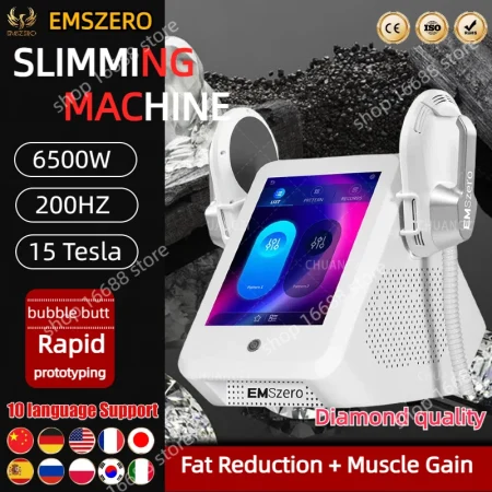 Emszero Machines 14 RF 6500w NEO Body Slimming Nova Fat Burning Muscle EMS Sculpting Electromagnetic Stimulate Hiemt Pro