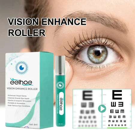 Vision Enhance Roller Promotes Clearer Eyesight Mild Relax Massage Reduces Discomfort Relieve Dry Eyes Fatigue Health Eye Care