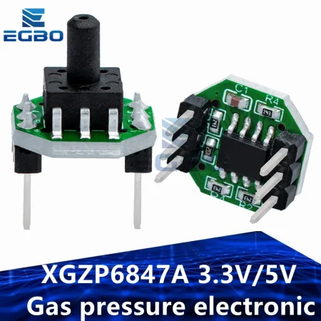 XGZP6847A 3.3V/5V Gas pressure electronic sphygmomanometer sensor transmitter module barometer 0-40kpa hose