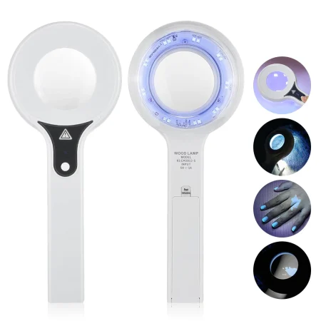 Woods Lamp Skin Analyzer Facial Skin Salon Beauty Analyzer UV Lamp Wood Dermatology Machine for Analyzing Testing Examination