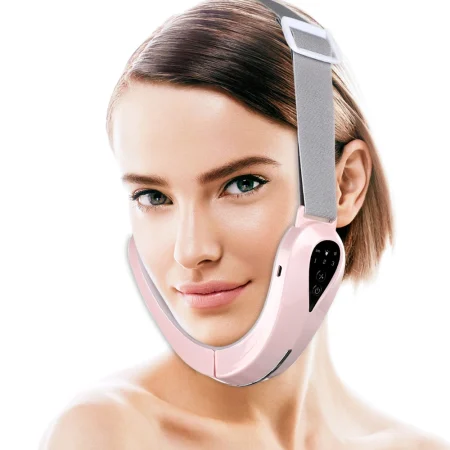 Face Lifter V-Line Up Lifting Belt Slimming Vibration Massager LED Display Facial Beauty Instrument Skin Care Tighten Device