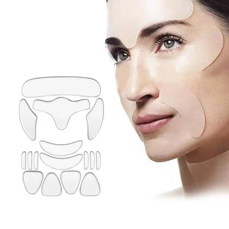 1/16pcs Reusable Silicone Patches Wrinkle Removal Sticker Anti Rimpel Pads Silicone Face Forehead Neck Eye Sticker Skin Care