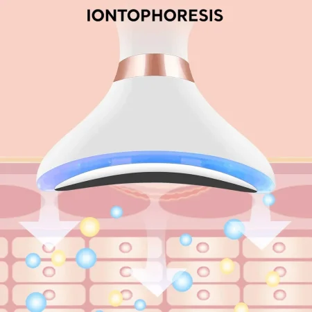 Heat EMS Face Neck Massager ION LED Photon Therapy Facial Lifting Beauty Devices Remove Double Chin Anti Wrinkle Skin Care Tools