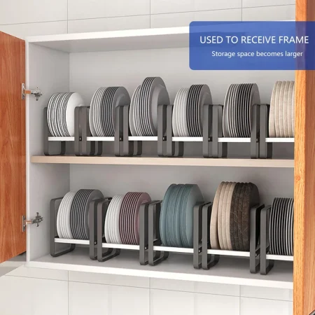 Kitchen Sink Drain Rack Dish Bowls Storage Organizer Drainer Plate Cups Stand Display Holder Cabinet Trays Drying Desktop Shelf
