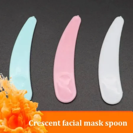 Mini Mask Cream Spoons Face Eye Cream Stick Cosmetics Mixing Spatula Disposable Curved Scoop Makeup Beauty Tool Kits