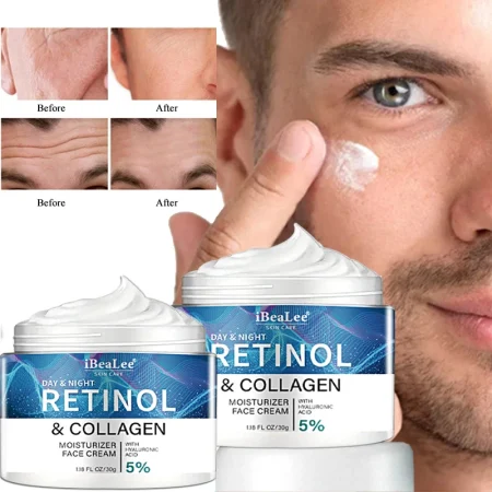 Retinol Face Cream Facial Anti Aging Care Firming Skin Reduce Neck Wrinkles Moisturizing Anti-aging Facial Treatment