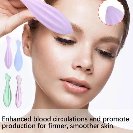 Face Roller for Face and Eye Face Beauty Roller Skin Care Tools Gua Sha Face Massage Silicone Face Roller Beauty X6D0
