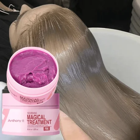 Keratin Collagen Hair Mask Magical Straighten Repair Dry Frizzy Damaged Treat Cream Pro Soft Smooth Shiny Deep Moisturizing Care