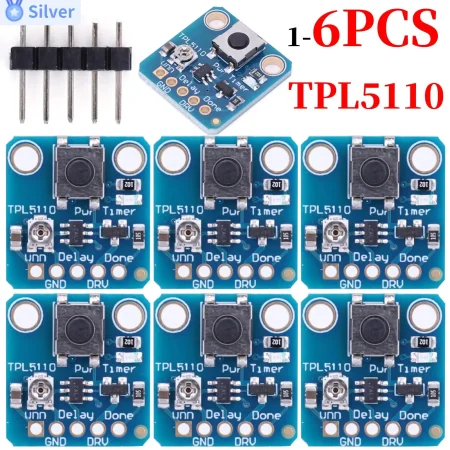 1-6PCS TPL5110 Timer Breakout Module Low Power Consumption 3-5V Timing Delay Breakout Timer Module Electronic Timer Module