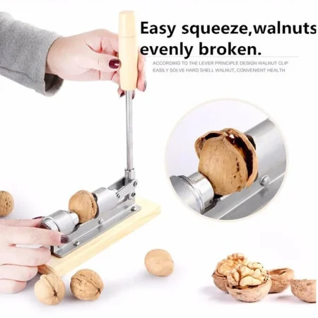 Nutcracker Crack Almond Plier Nut Hazelnut Hazel Pecan Heavy Duty Walnut Cracker Filbert Machine Sheller Kitchen Clamp Clip Tool