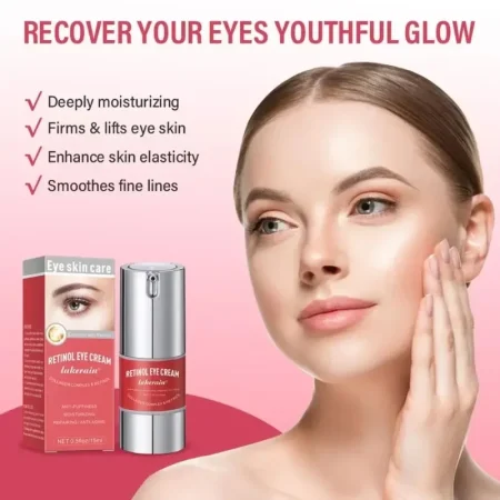 Retinol Eye Cream Anti-Wrinkle Remove Eye Bags Dark Circles Anti Aging Lifting Firming Whitening Moisturizing Brighten Skin Care