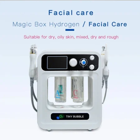 4 In 1 H2O2 Water Oxygen Bubble Jet Peel Hydra Beauty Skin Multifunction Hydra Facial Care Machine Aqua Peeling Anti Aging