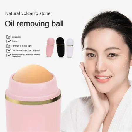 Facial Oil Removal Skin Care Beauty Tool Oil Absorption Ball Face Oil Absorbing Roller Makeup Tools Mini Volcanic Stone